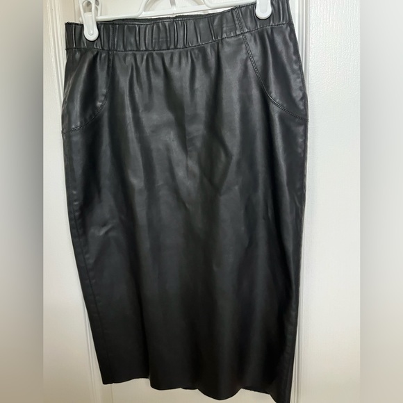 Vero Moda high waisted pencil skirt-faux leather-elastic waistband - Picture 2 of 5